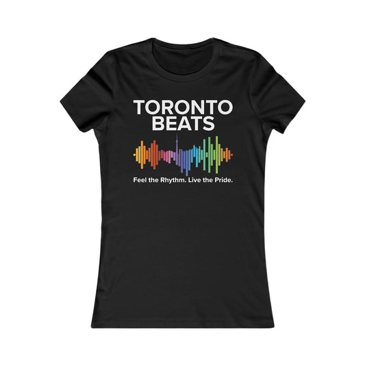 T-shirt préféré des femmes Toronto Beats – Fluidité douce, éclat audacieux.