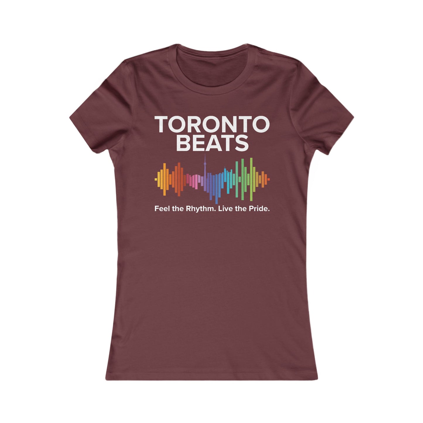 T-shirt préféré des femmes Toronto Beats – Fluidité douce, éclat audacieux.