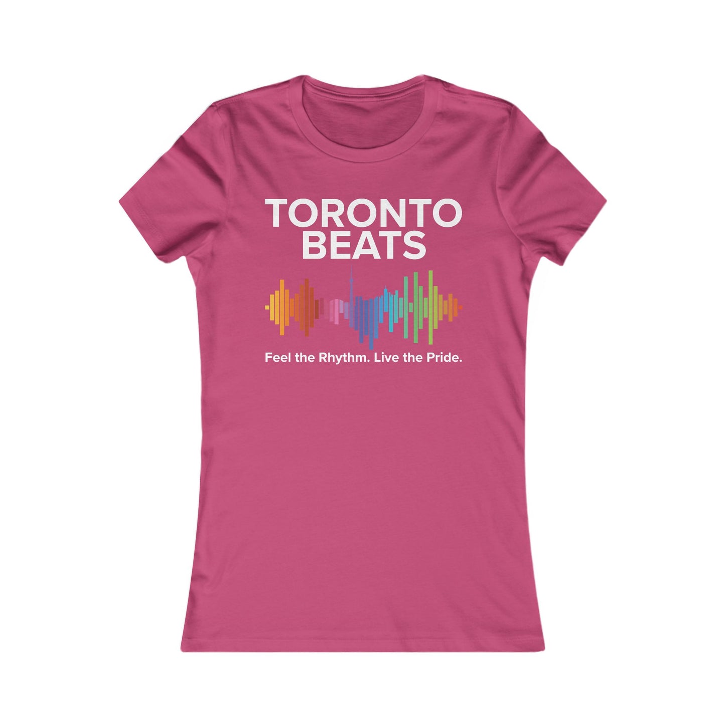 T-shirt préféré des femmes Toronto Beats – Fluidité douce, éclat audacieux.