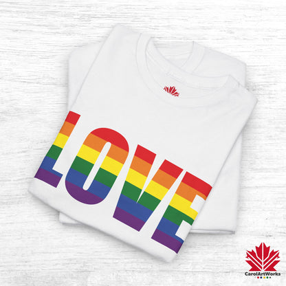 LOVE – Pride Toronto T-Shirt – Classic Comfort – Unisex Fit – Bold Statement