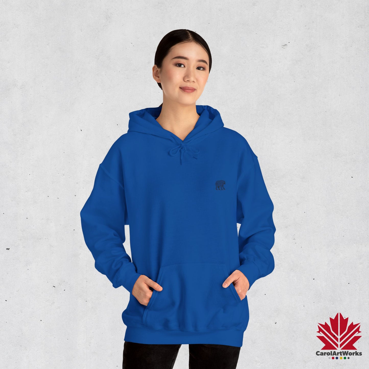 Sweat à capuche unisexe au design minimaliste scandinave BEAR – Parfait pour un usage quotidien