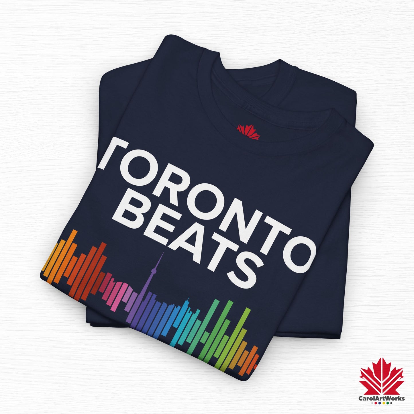 Toronto Beats Classic Cotton Tee – Where Pride Meets Pulse.