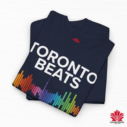 Toronto Beats Classic Cotton Tee – Where Pride Meets Pulse.