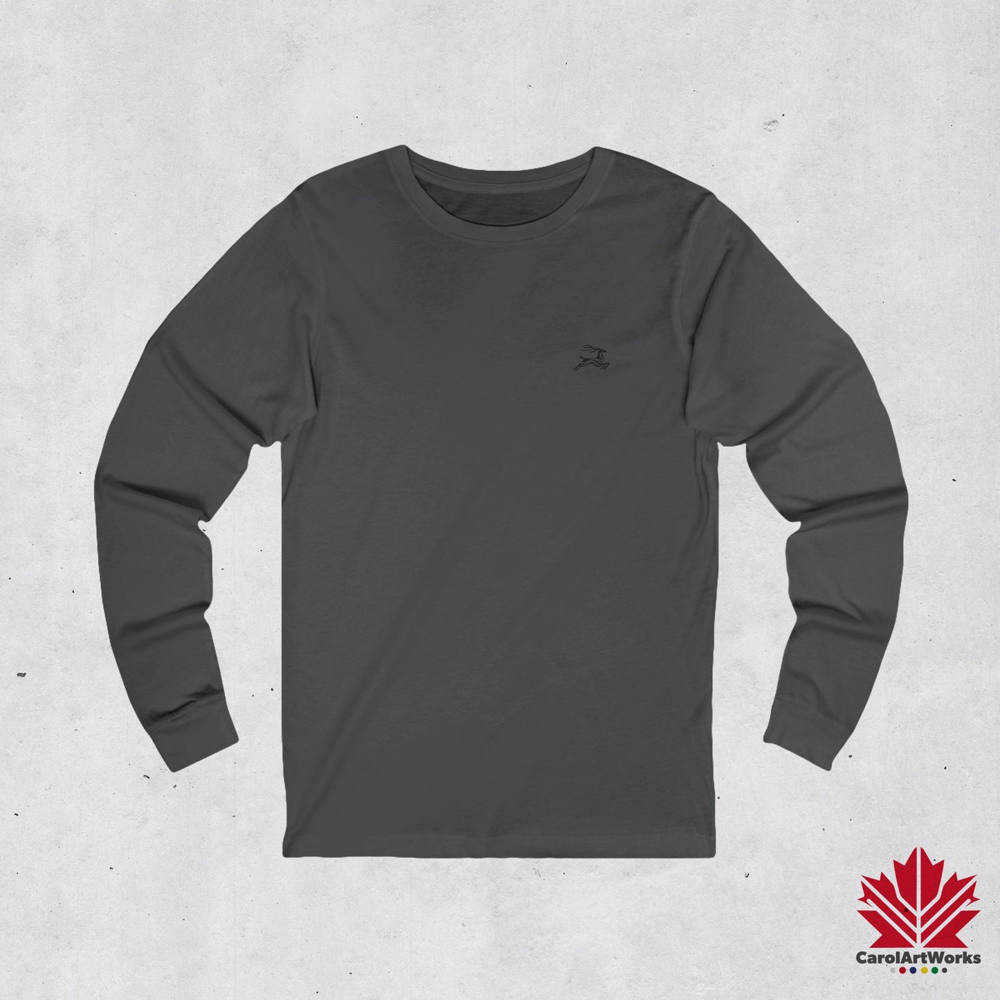 scandinavian minimalistic DEER Design Unisex Long Sleeve Tee - Perfect for Everyday Wear