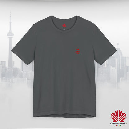 “WE CAN” with Maple Leaf Unisex Short Sleeve Tee – Casual Comfort for Every Occasion
