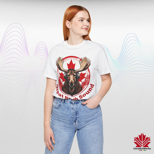 "Great North Sound" True North Sound Unisex Short Sleeve Tee - Maple Beats and Style