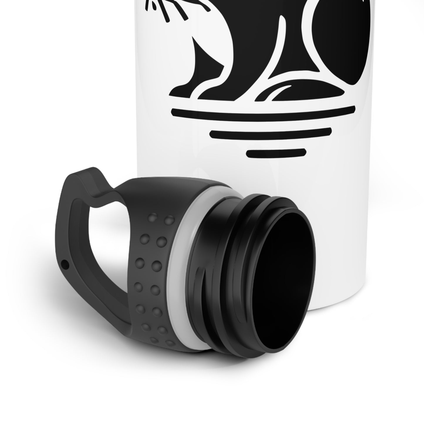 scandinavian minimalistic Design BEAVER Steel Water Bottle – Adventure & Nature Inspired Drinkware