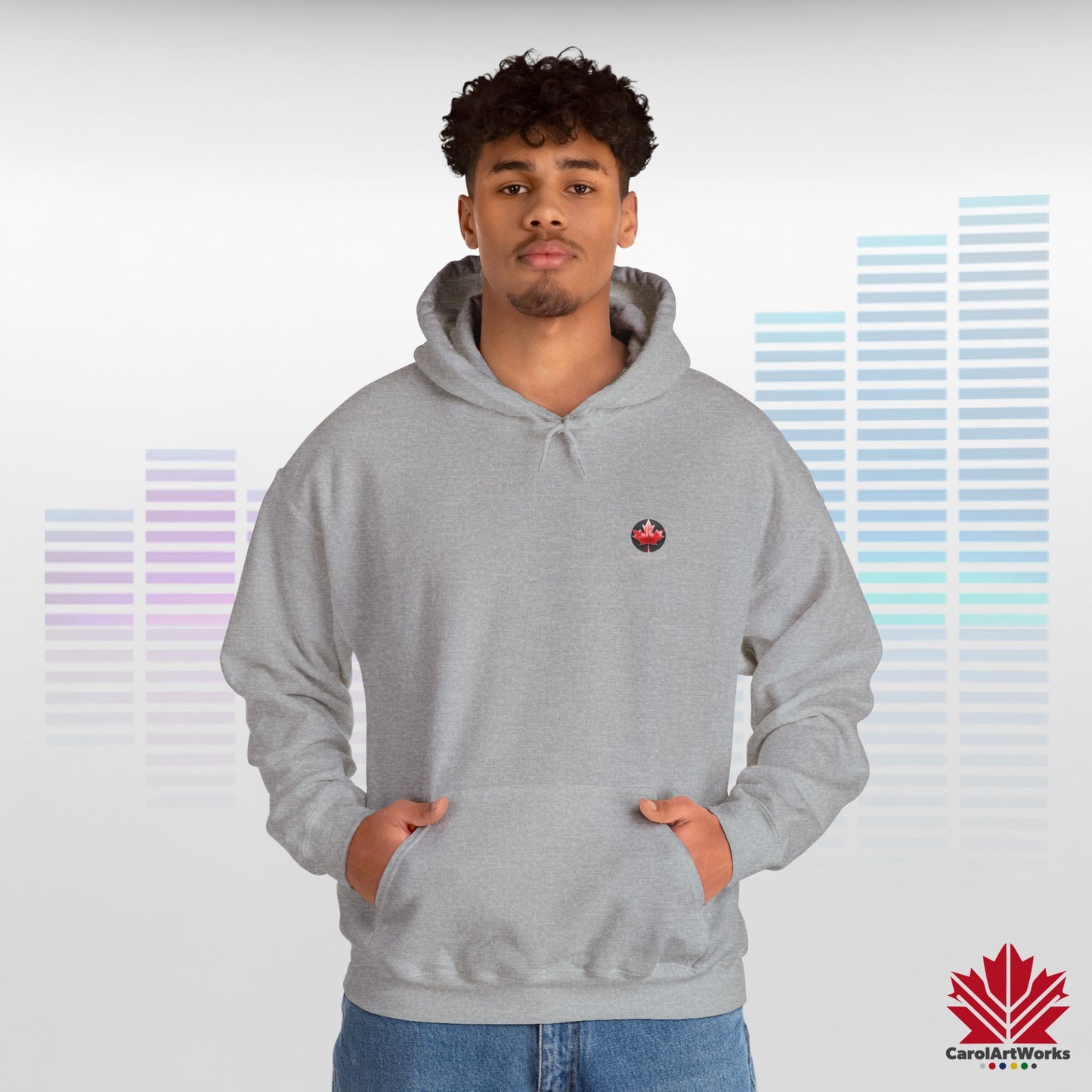 "NorthSound" Unisex Hoodie - The Beat of Canada in Cozy Comfort