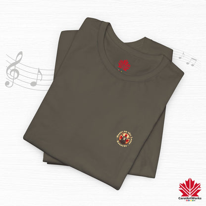 “Moose on the Loose Records” Unisex Short Sleeve Tee – A Hit for Every Playlist