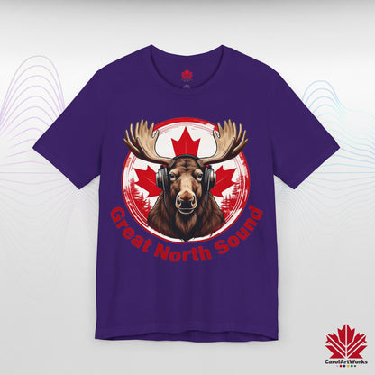 "Great North Sound" True North Sound Unisex Short Sleeve Tee - Maple Beats and Style