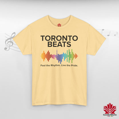 Toronto Beats Classic Cotton Tee – Where Pride Meets Pulse.