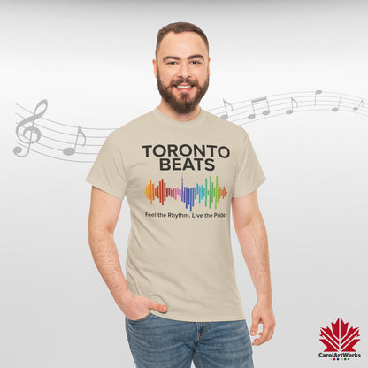 Toronto Beats Classic Cotton Tee – Where Pride Meets Pulse.