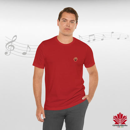 “Moose on the Loose Records” Unisex Short Sleeve Tee – A Hit for Every Playlist