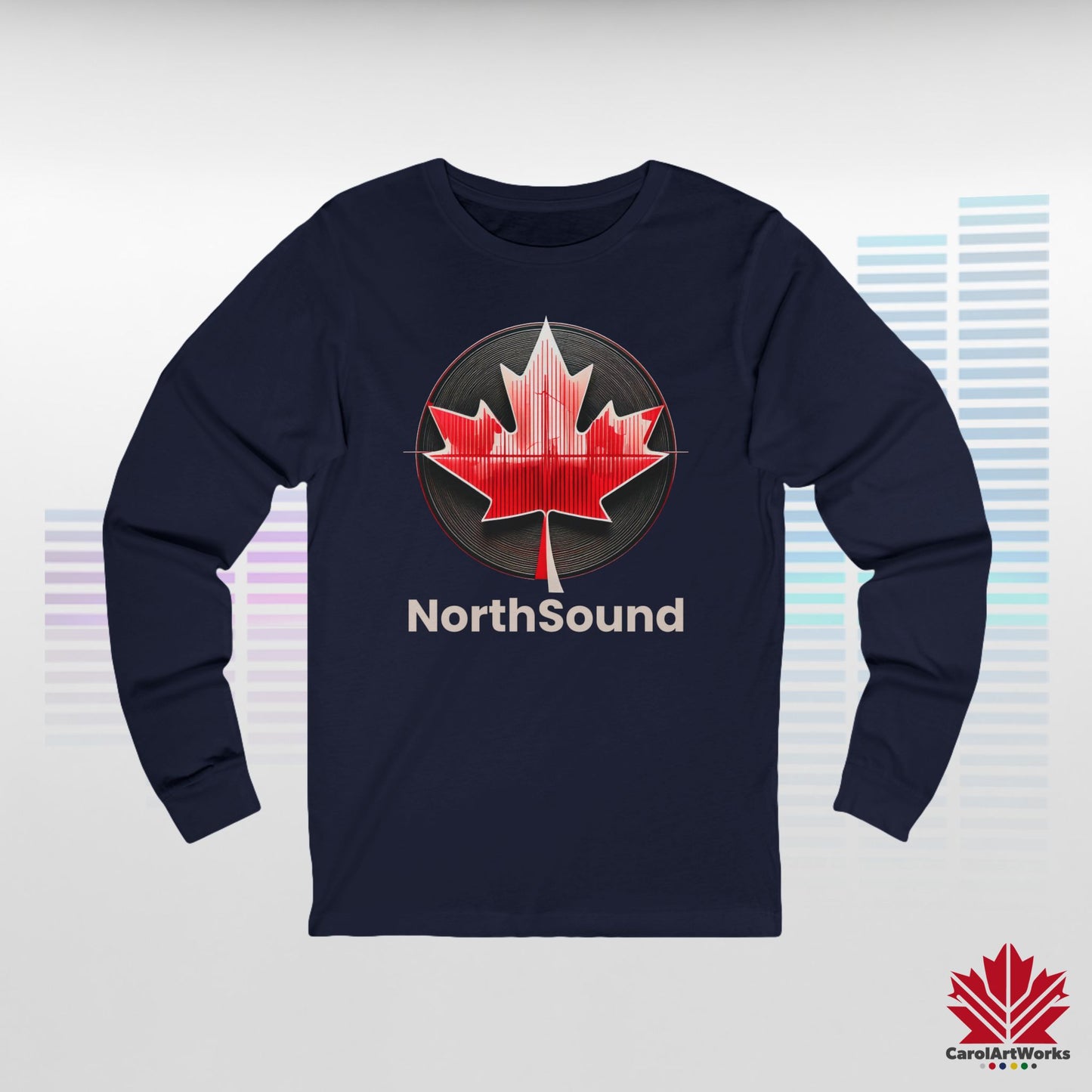 "NorthSound" Unisex Long Sleeve Tee - Long Sleeves, Lasting Tunes