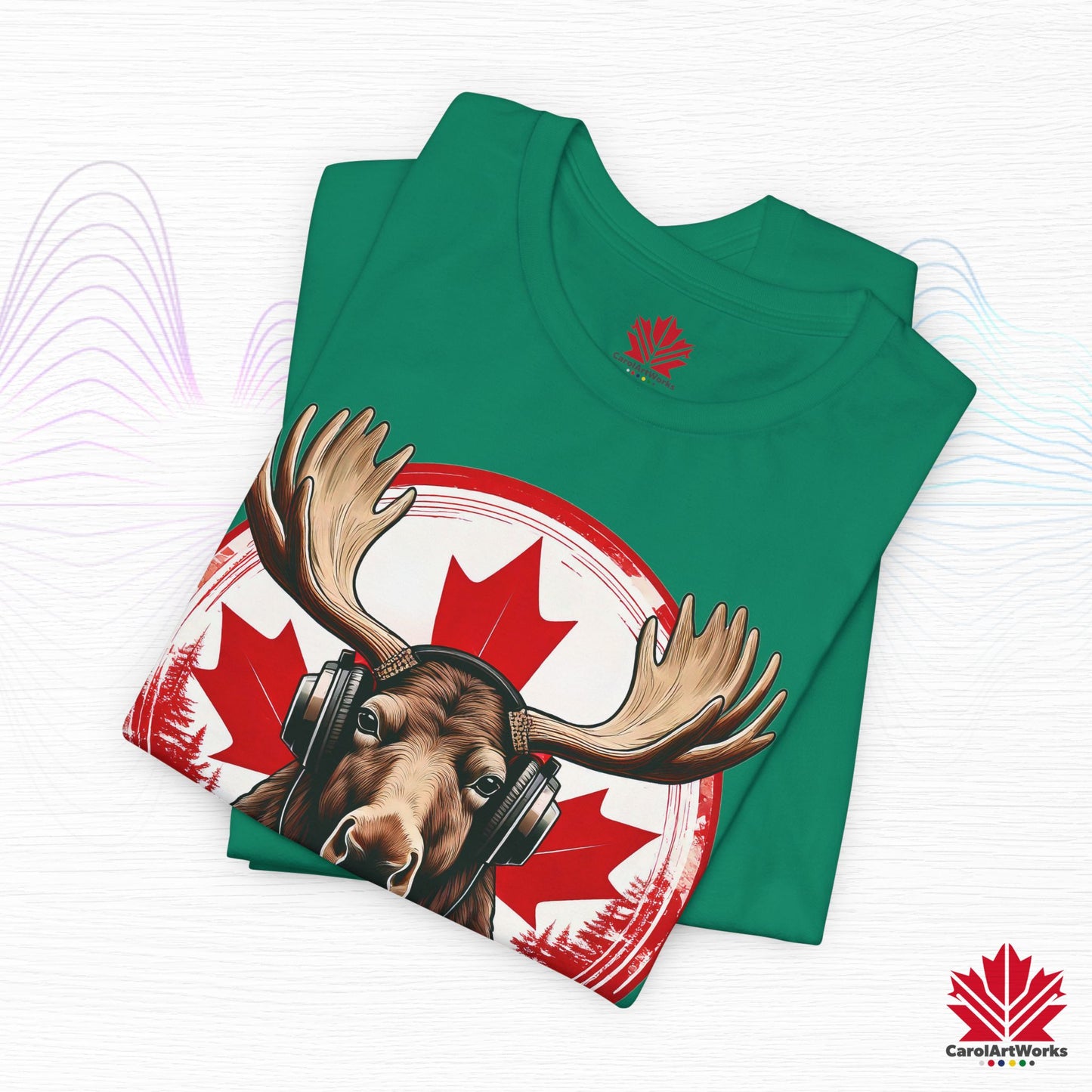 "Great North Sound" True North Sound Unisex Short Sleeve Tee - Maple Beats and Style