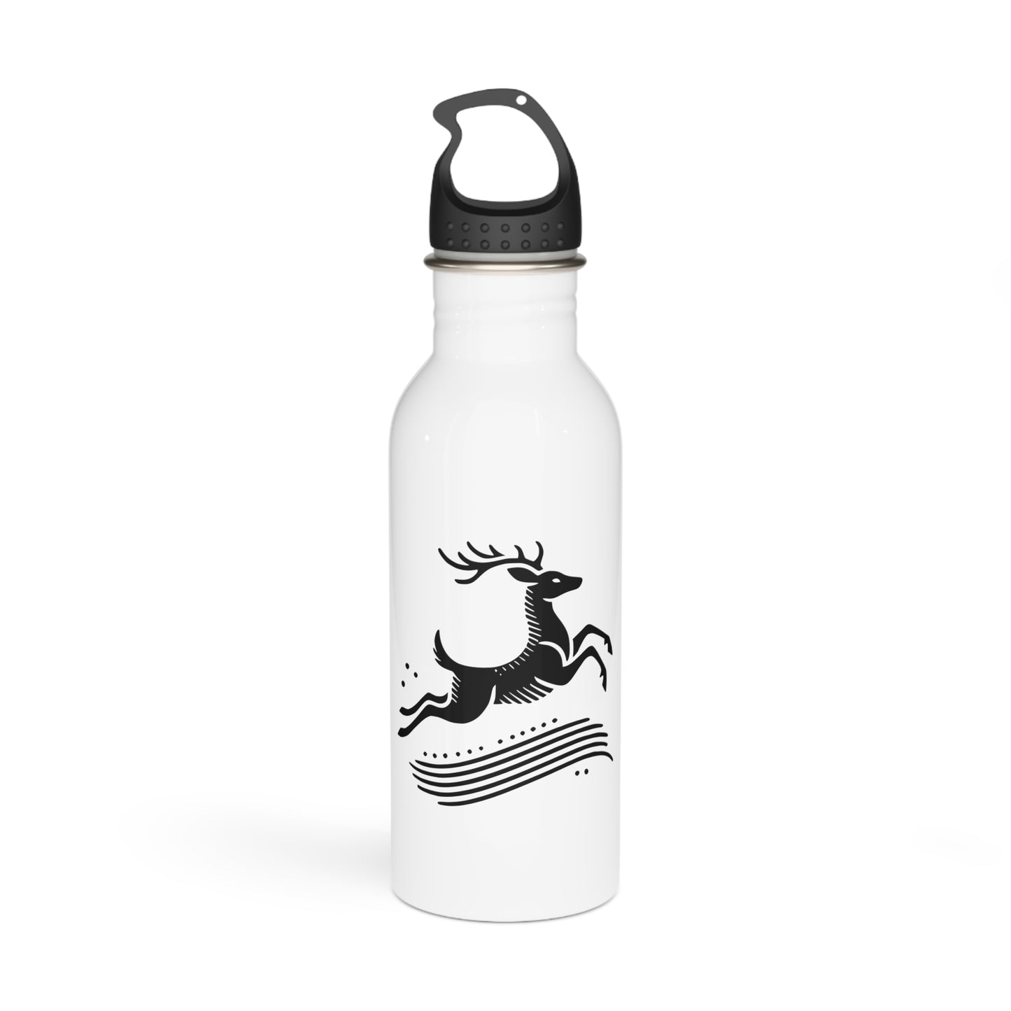 scandinavian minimalistic Design DEER Steel Water Bottle – Adventure & Nature Inspired Drinkware