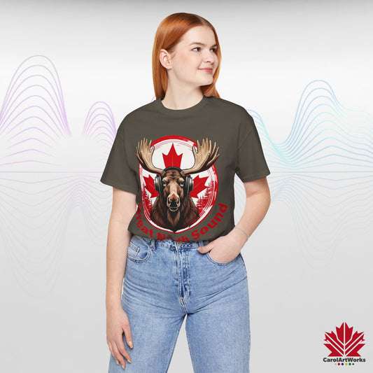 T-shirt unisexe à manches courtes « Great North Sound » True North Sound – Maple Beats and Style