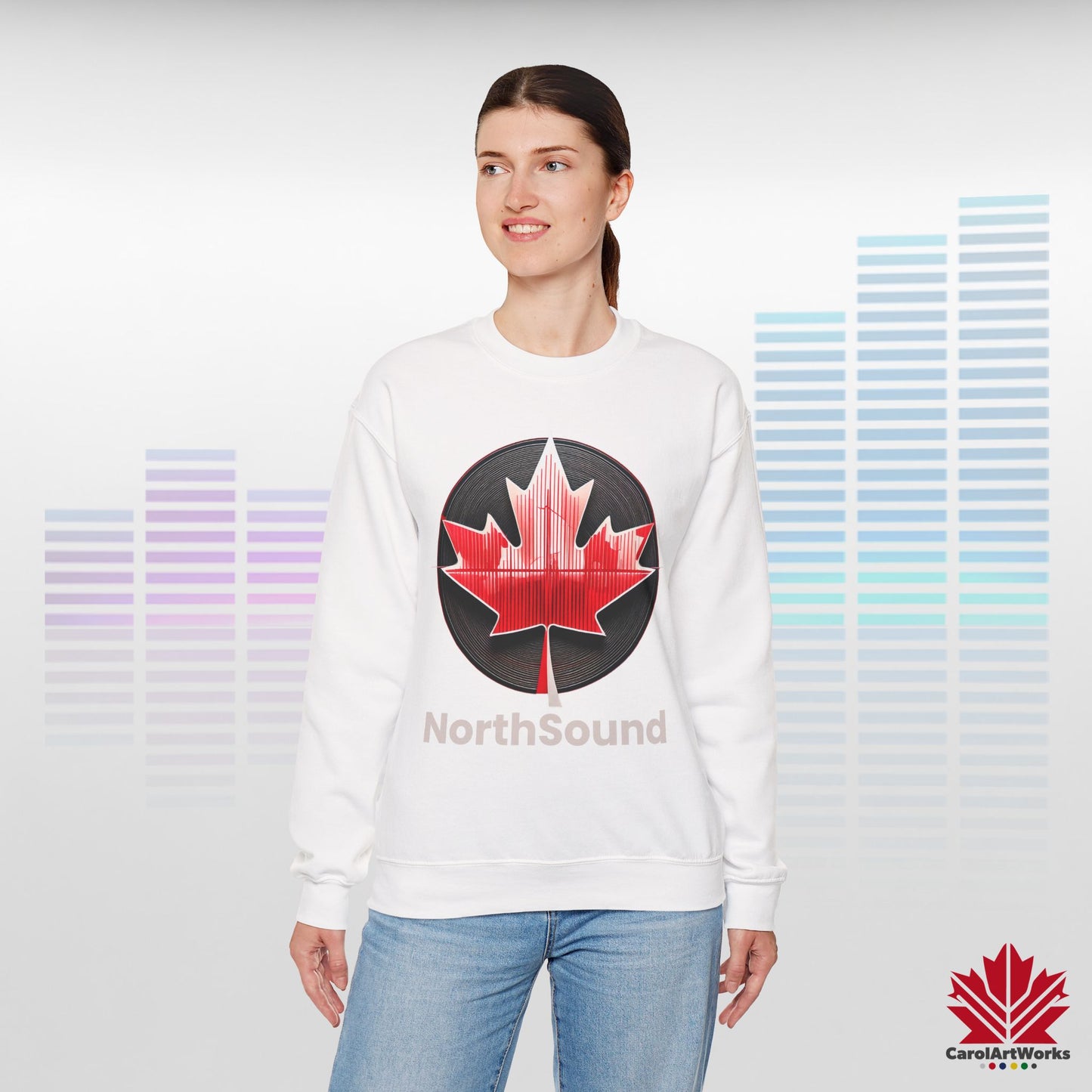 "NorthSound" Unisex Sweatshirt - Cozy Canadian Vibes
