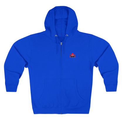 Sweat à capuche unisexe zippé « Le Canada n'est pas à vendre » – Feuille d'érable rouge et montagnes, sweat-shirt confortable et élégant pour les fiers Canadiens