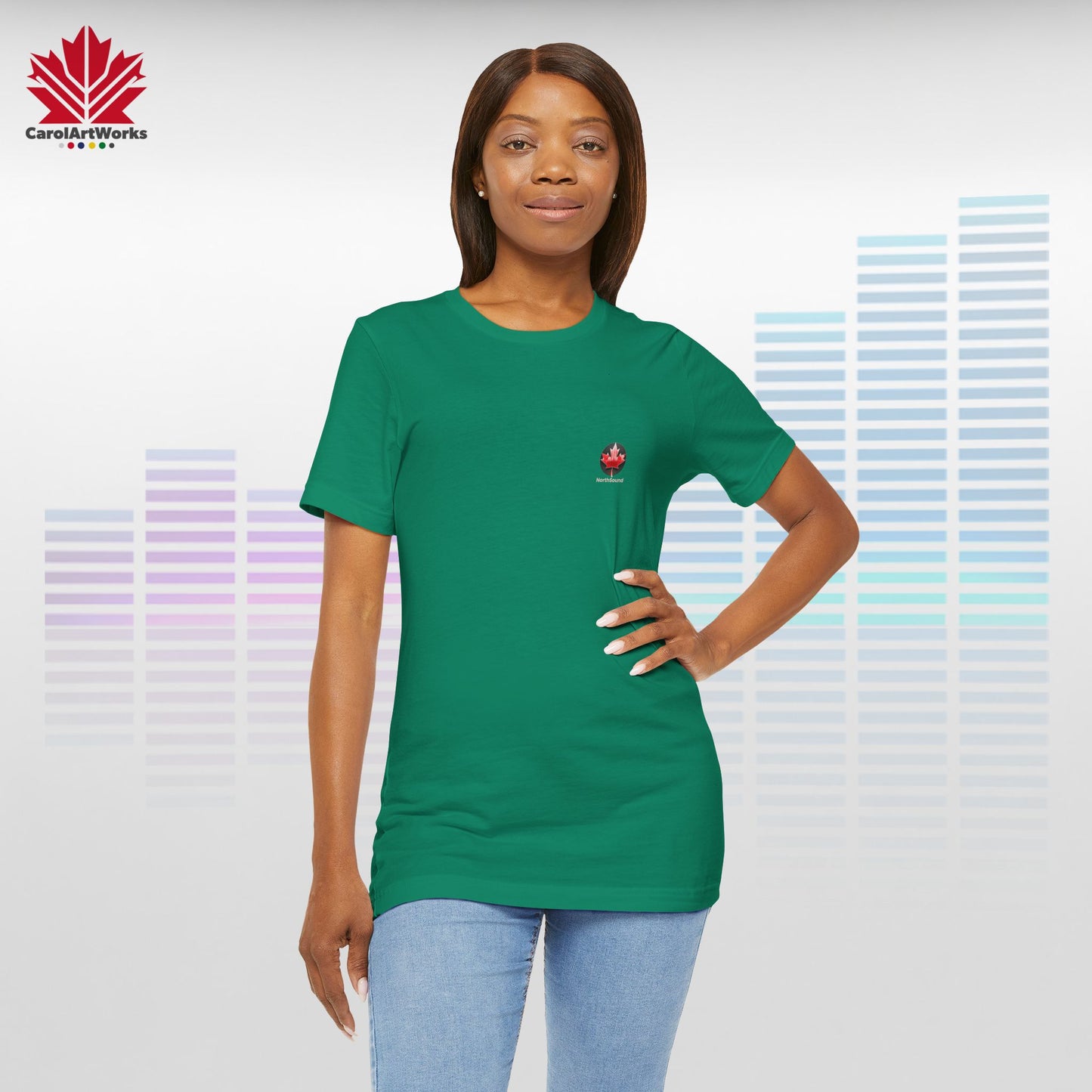 "NorthSound" Unisex Short Sleeve Tee - Wear the Sound of Canada