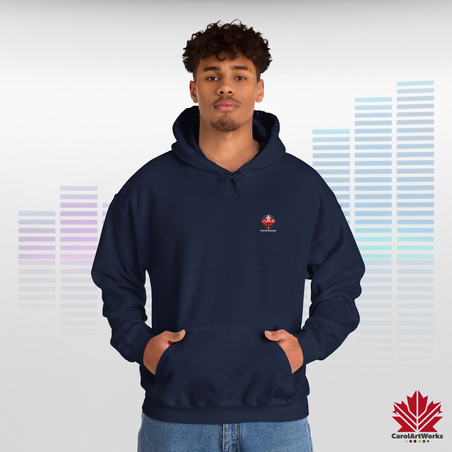 "NorthSound" Unisex Hoodie - The Beat of Canada in Cozy Comfort