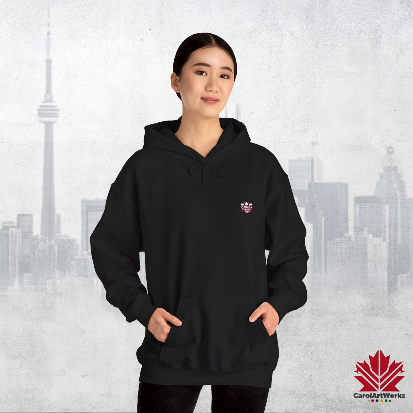 “Canada Strong Again” Unisex Hoodie – Wear Your Pride, Bold and Patriotic!