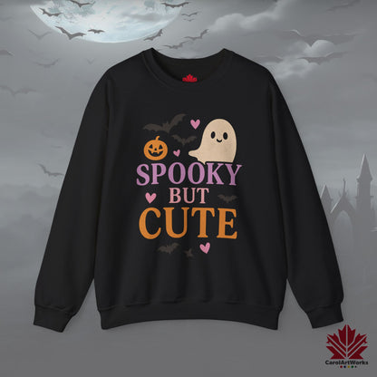 Spooky But Cute – Cozy Halloween Sweatshirt - Cute & Funny Spooky Style