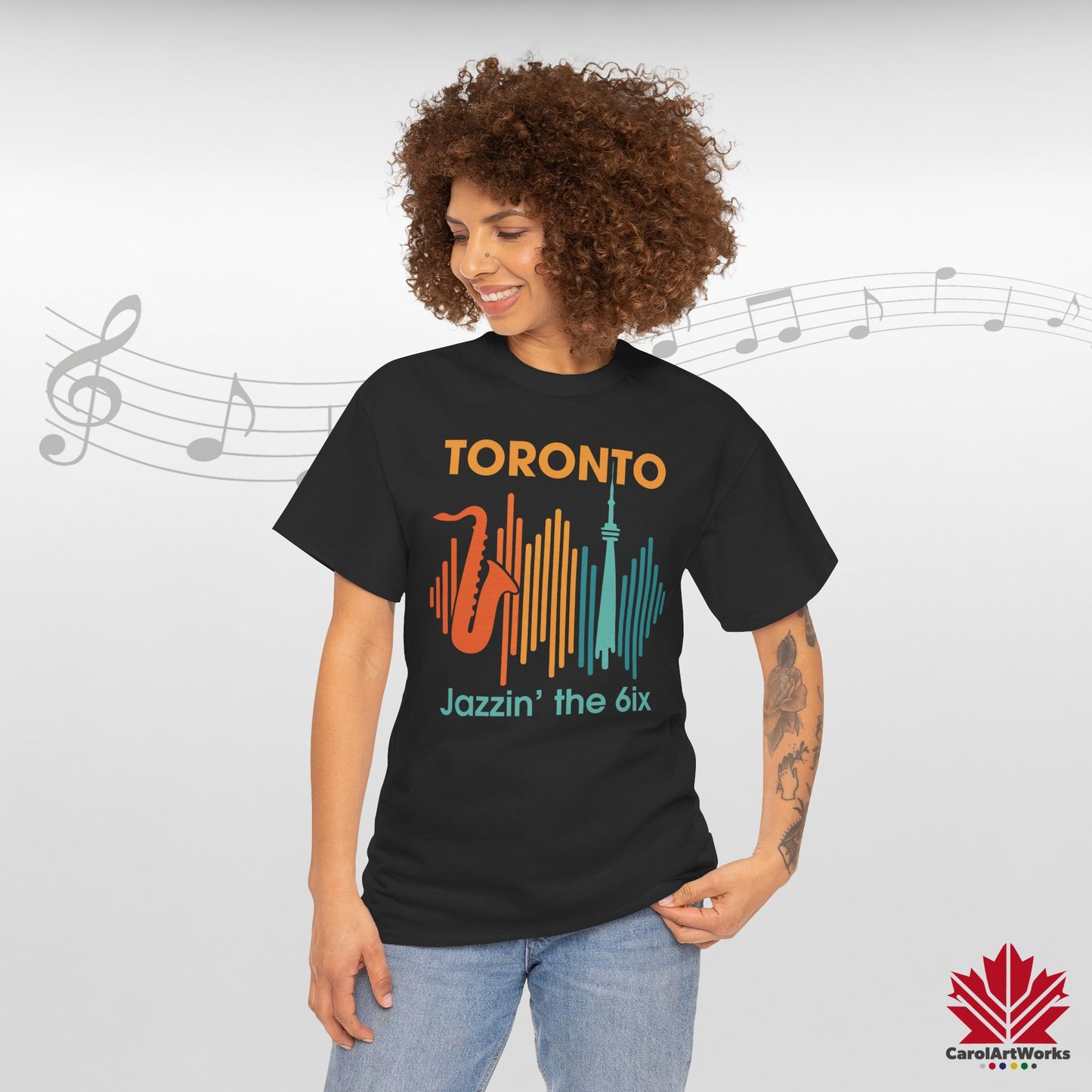 Toronto Jazzin’ the 6ix – Urban Cotton Tee with Rhythm & Flow