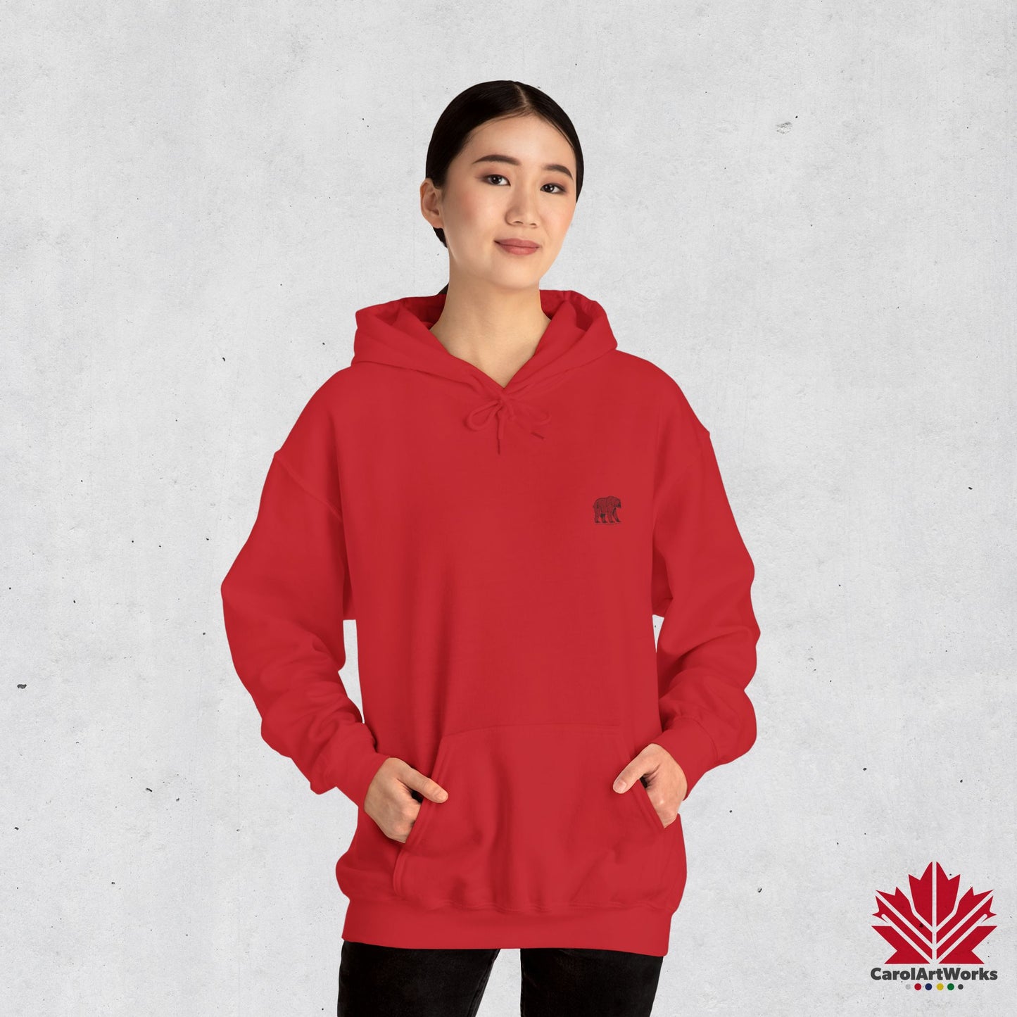 Sweat à capuche unisexe au design minimaliste scandinave BEAR – Parfait pour un usage quotidien