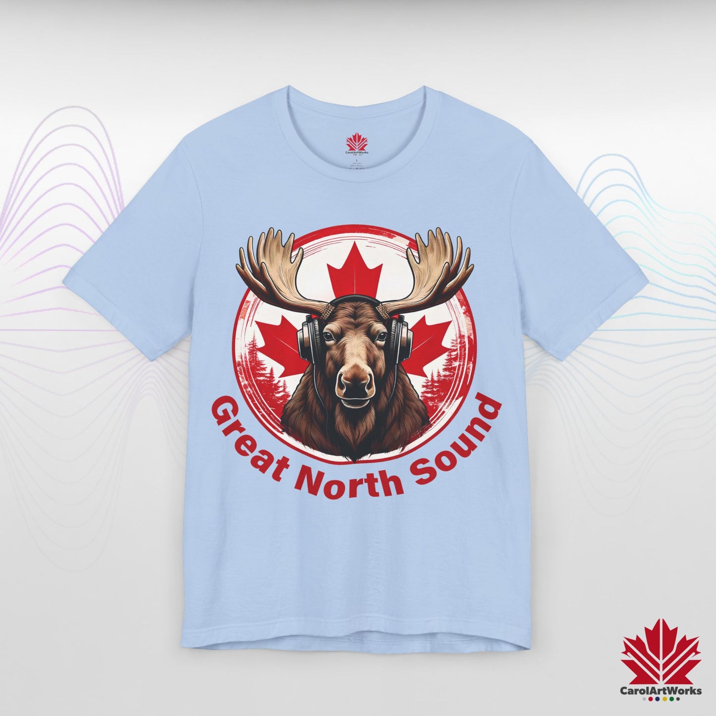 "Great North Sound" True North Sound Unisex Short Sleeve Tee - Maple Beats and Style