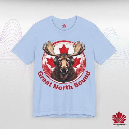 "Great North Sound" True North Sound Unisex Short Sleeve Tee - Maple Beats and Style