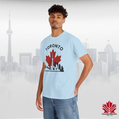 Toronto Leafline Cotton Tee for Urban Pride Vibes