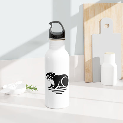 scandinavian minimalistic Design BEAVER Steel Water Bottle – Adventure & Nature Inspired Drinkware