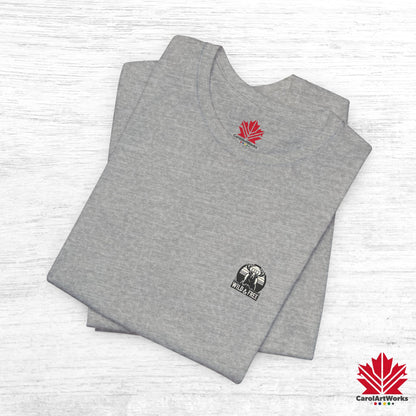 “Wild & Free” Unisex Short Sleeve Tee – Nature Inspired Graphic T-Shirt