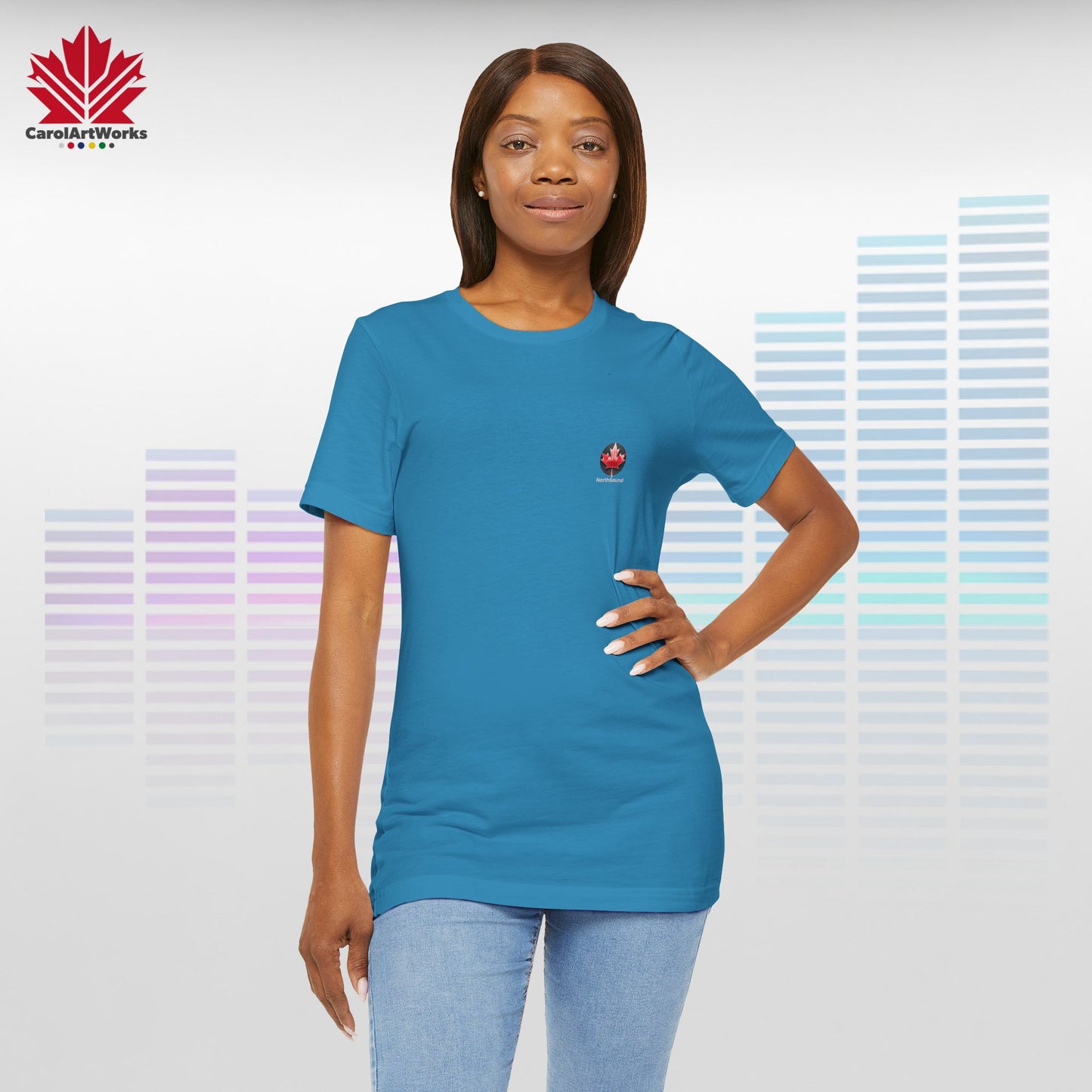 "NorthSound" Unisex Short Sleeve Tee - Wear the Sound of Canada