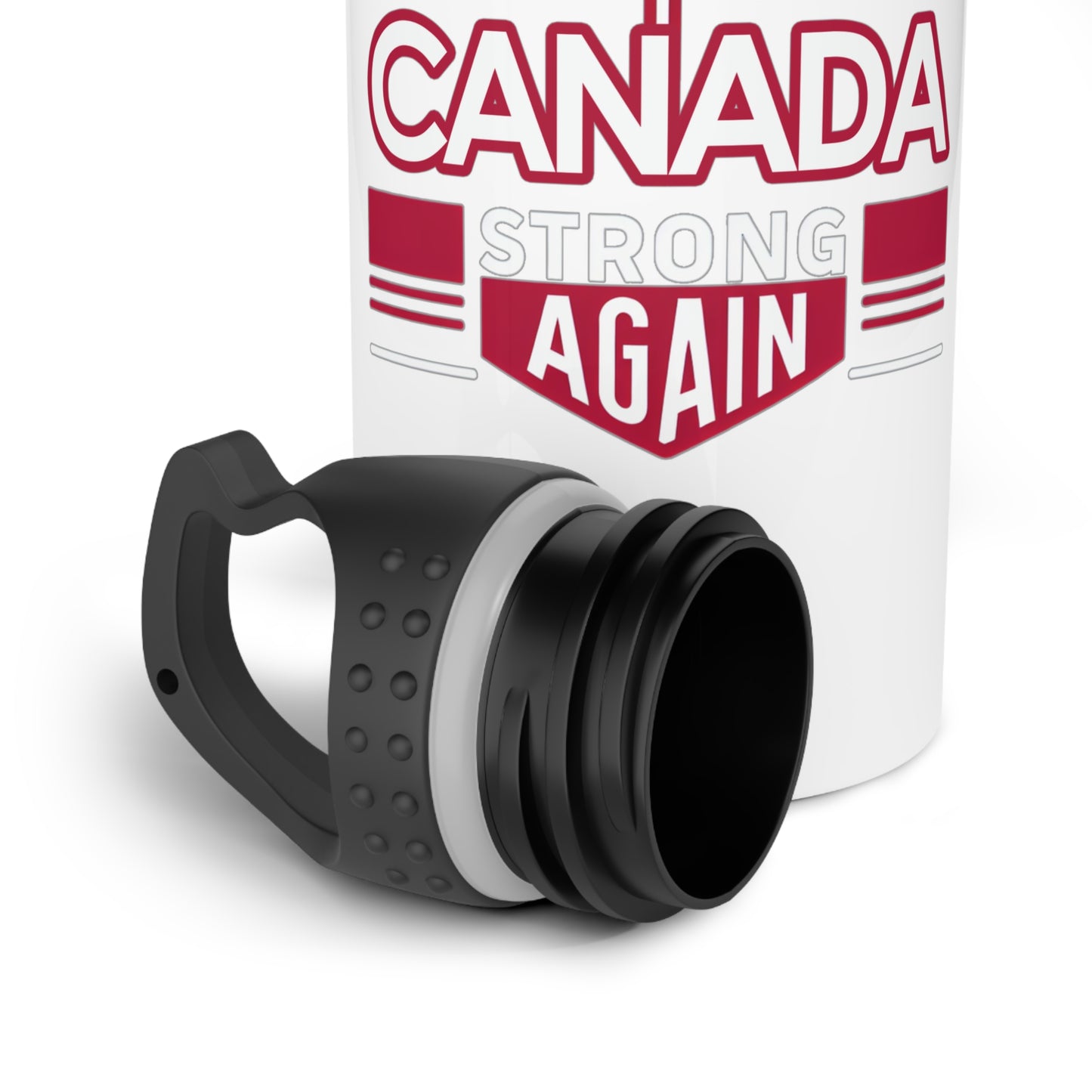 “Canada Strong Again” Stainless Steel Water Bottle – Eco-Friendly Travel Bottle for Outdoor Adventures