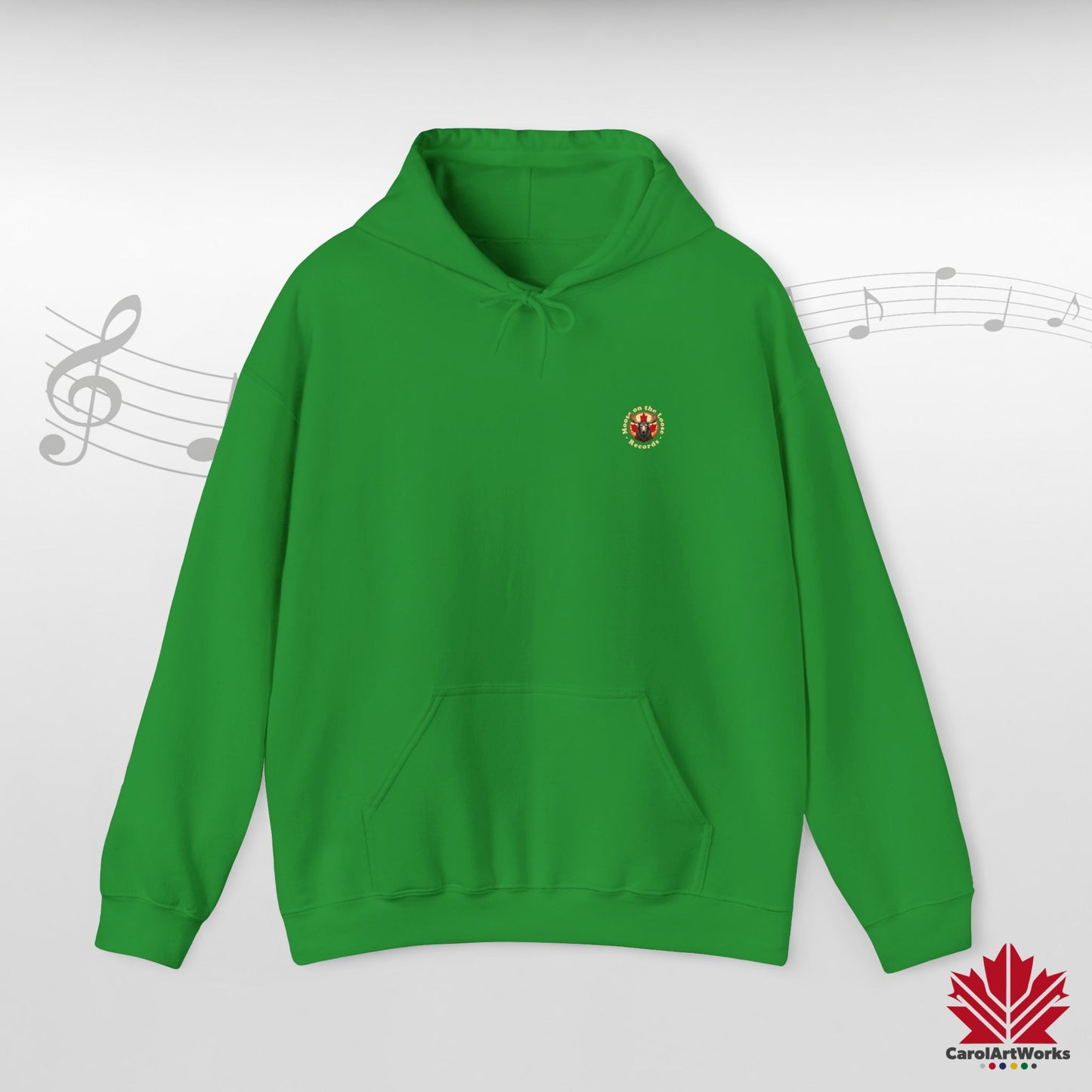 “Moose on the Loose Records” Unisex Hoodie – The Beat of Canada in Cozy Comfort