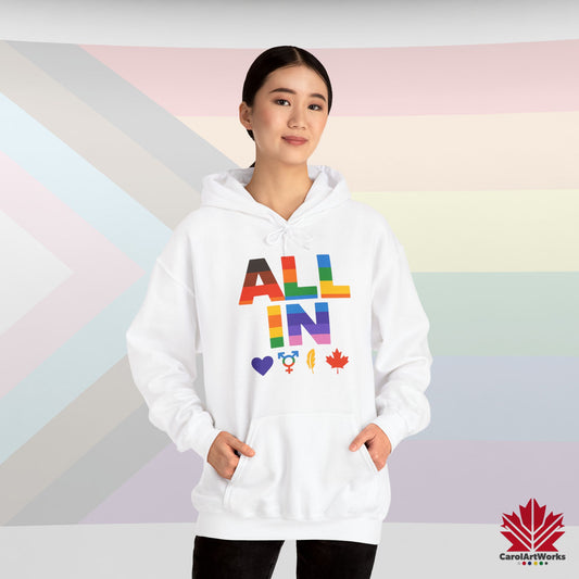 TOUT EN Cœur. Voix. Fierté. - Sweat à capuche Fierté chaud et confortable
