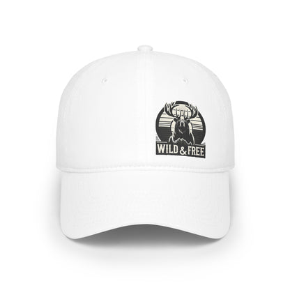 “Wild & Free” Baseball Cap – Outdoor Hat for Adventurers