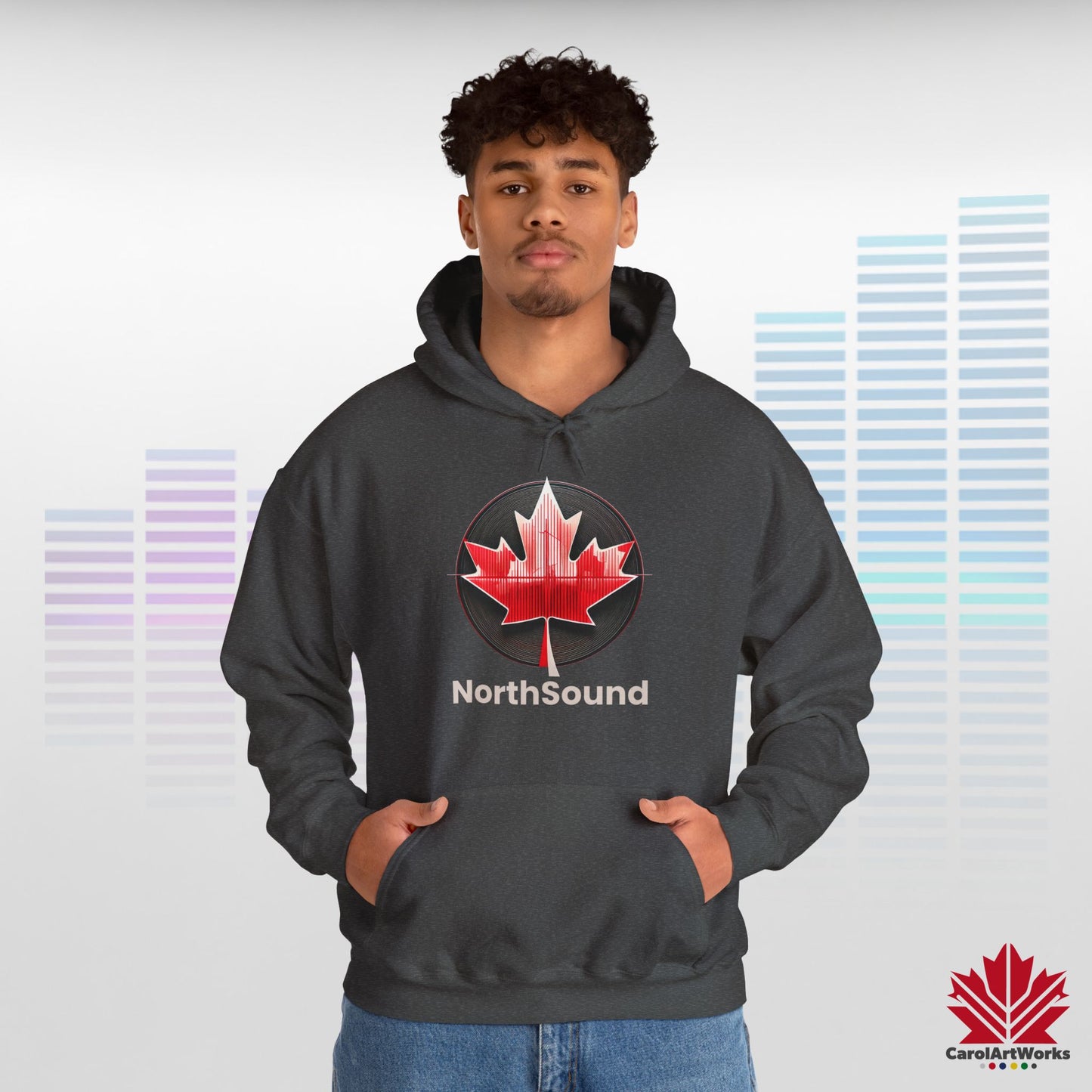 "NorthSound" Unisex Hoodie - The Beat of Canada in Cozy Comfort