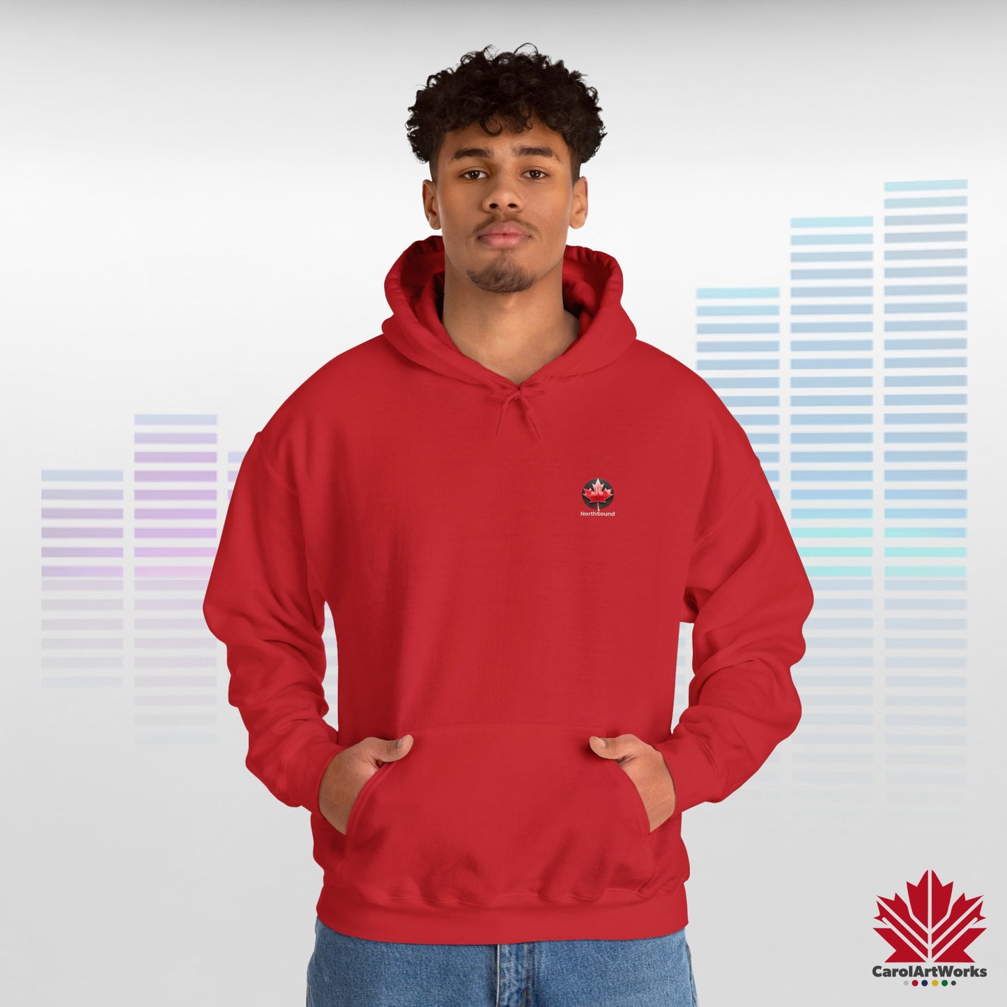 "NorthSound" Unisex Hoodie - The Beat of Canada in Cozy Comfort