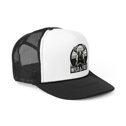 "Wild & Free" Trucker Cap for Outdoor Enthusiasts