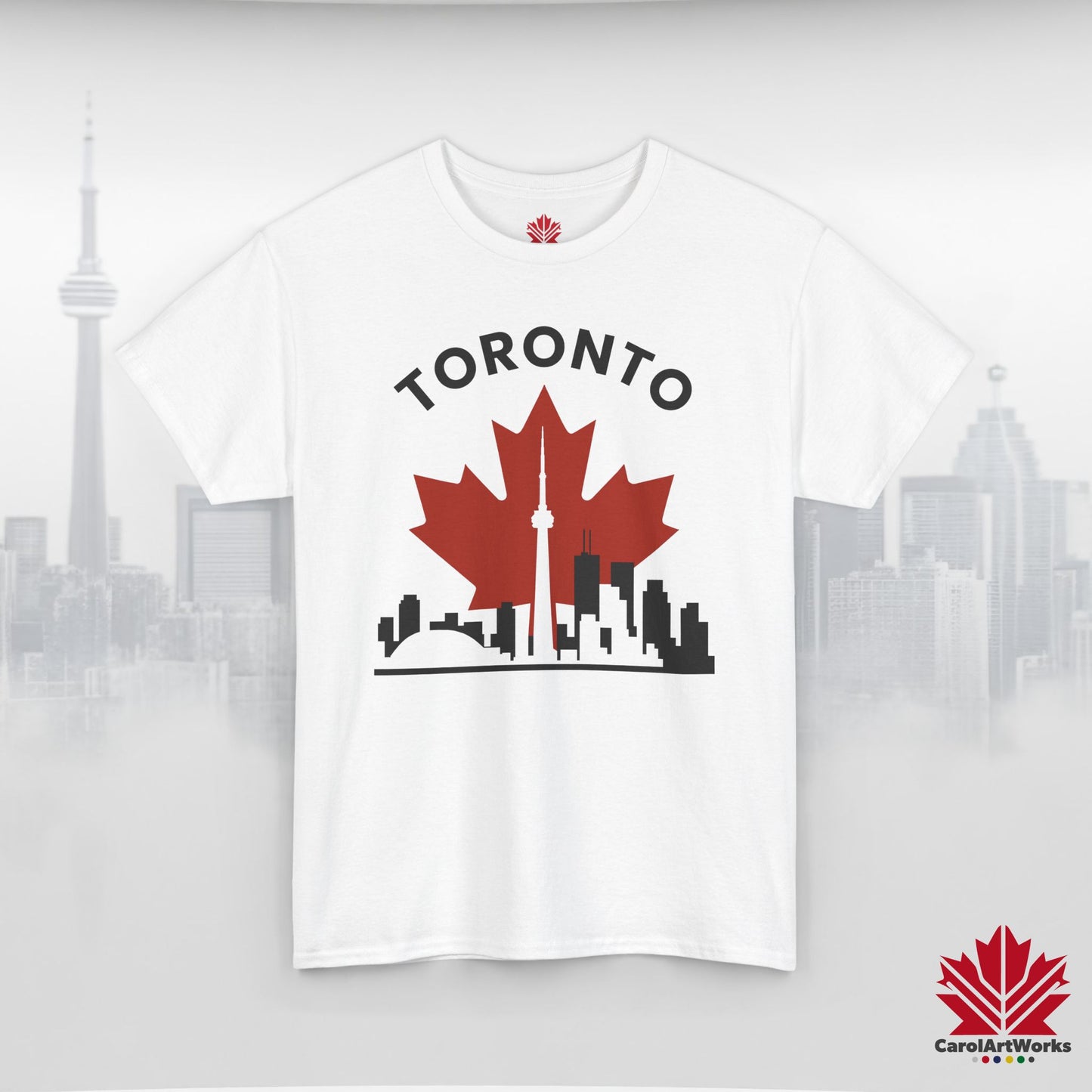Toronto Leafline Cotton Tee for Urban Pride Vibes