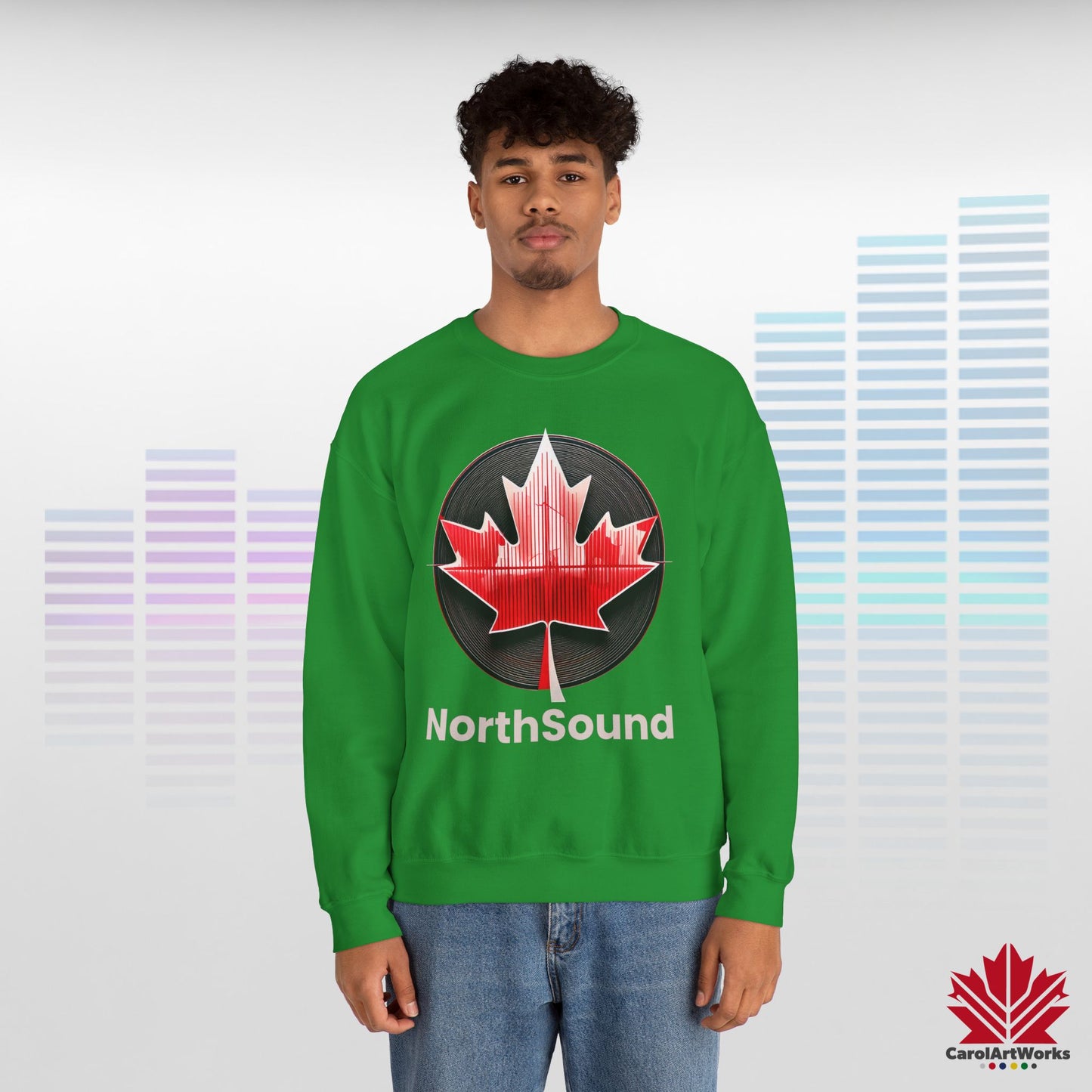"NorthSound" Unisex Sweatshirt - Cozy Canadian Vibes
