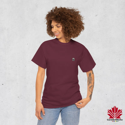 “Wild & Free” Unisex Cotton Tee – Nature Inspired Graphic T-Shirt