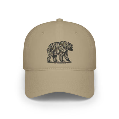 scandinavian minimalistic BEAR Design Baseball Cap – Casual Outdoor Style