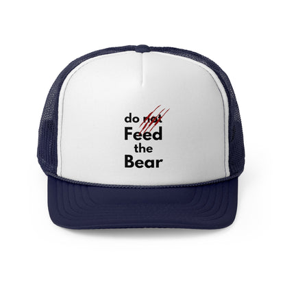 "Do Not Feed the Bear" Trucker Cap - Fun Camping Hat for Adventure Lovers