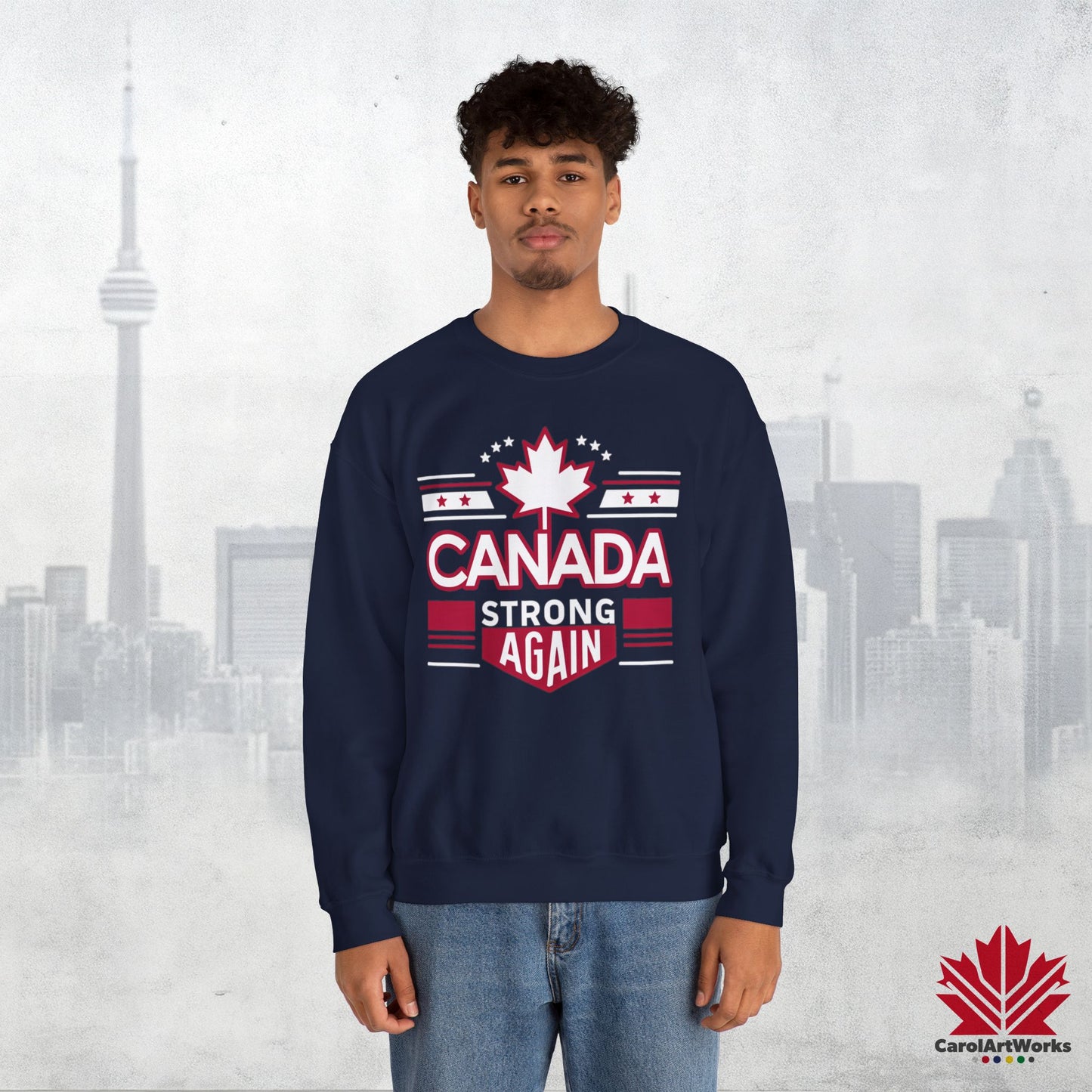 Sweat-shirt unisexe « Canada Strong Again » – Portez votre fierté, audacieuse et patriotique !
