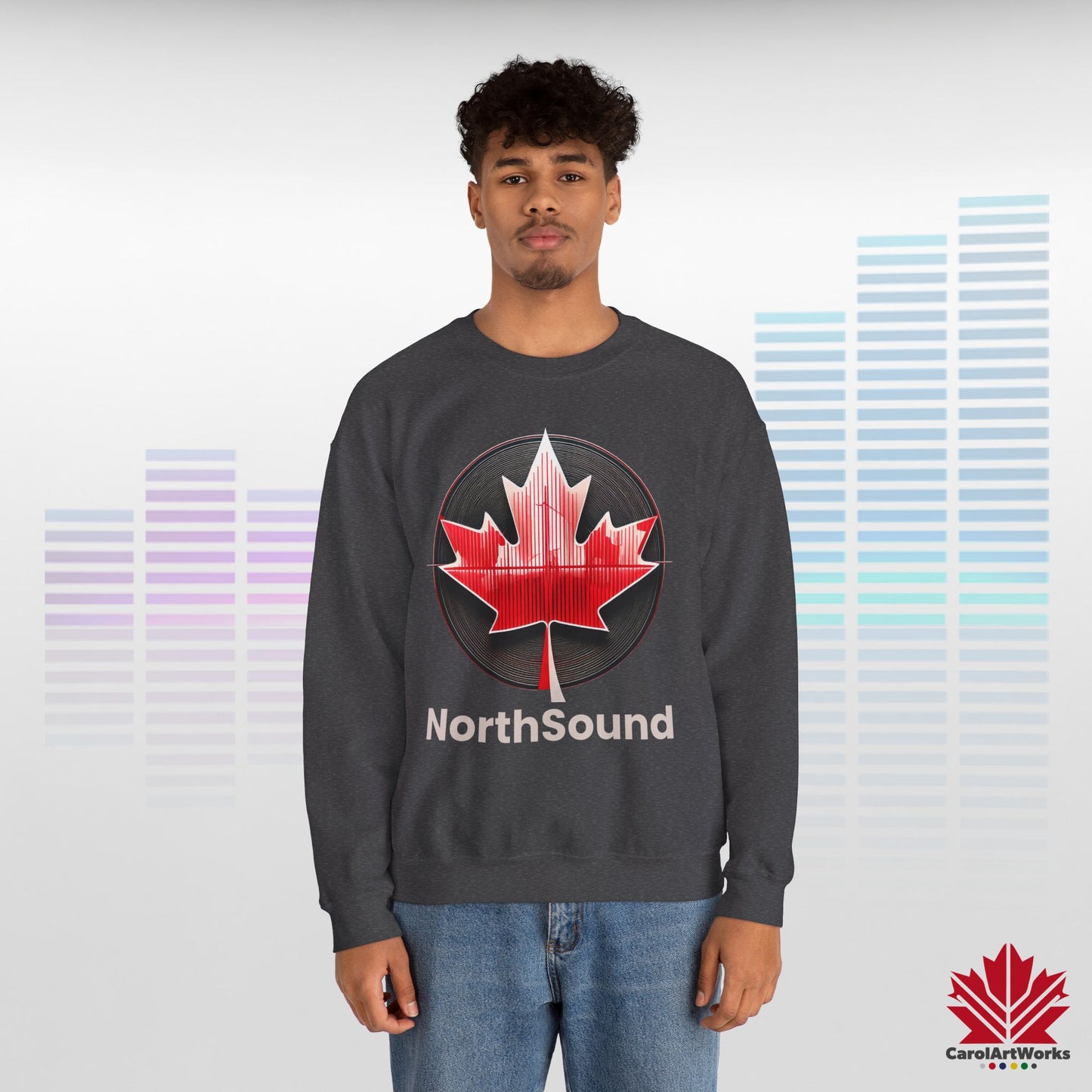 "NorthSound" Unisex Sweatshirt - Cozy Canadian Vibes
