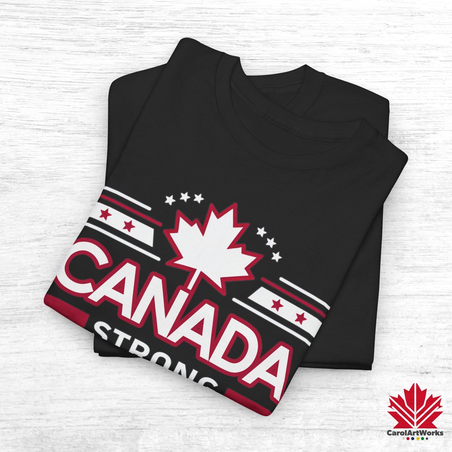 “Canada Strong Again” Unisex Cotton Tee – Comfortable Casual Wear